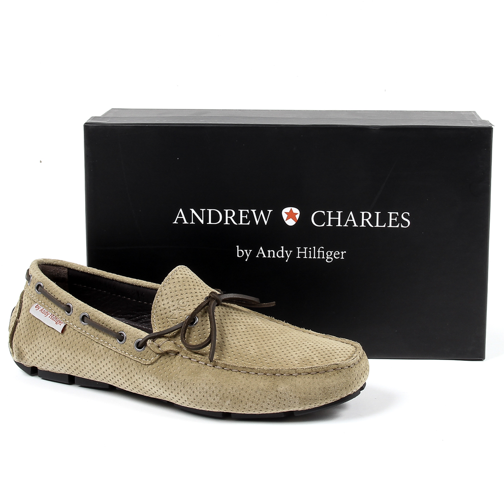 Mocasines Andrew Charles para hombre beige OTTO