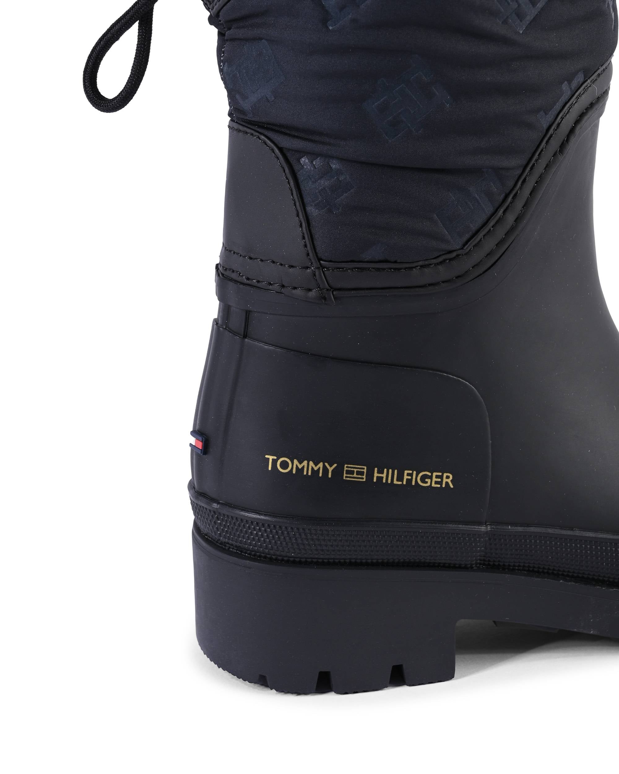 Tommy Hilfiger Womens Boots Black FW0FW06848BDS