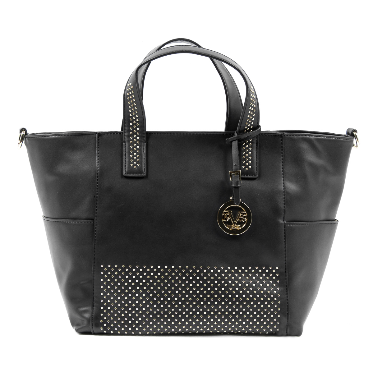 Bolso de mano para mujer V 1969 Italia negro VERONICA
