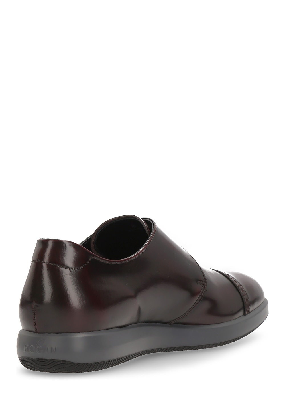 Hogan Mens Monk Strap Shoe Bordeaux HXM2090P2106Q6R810
