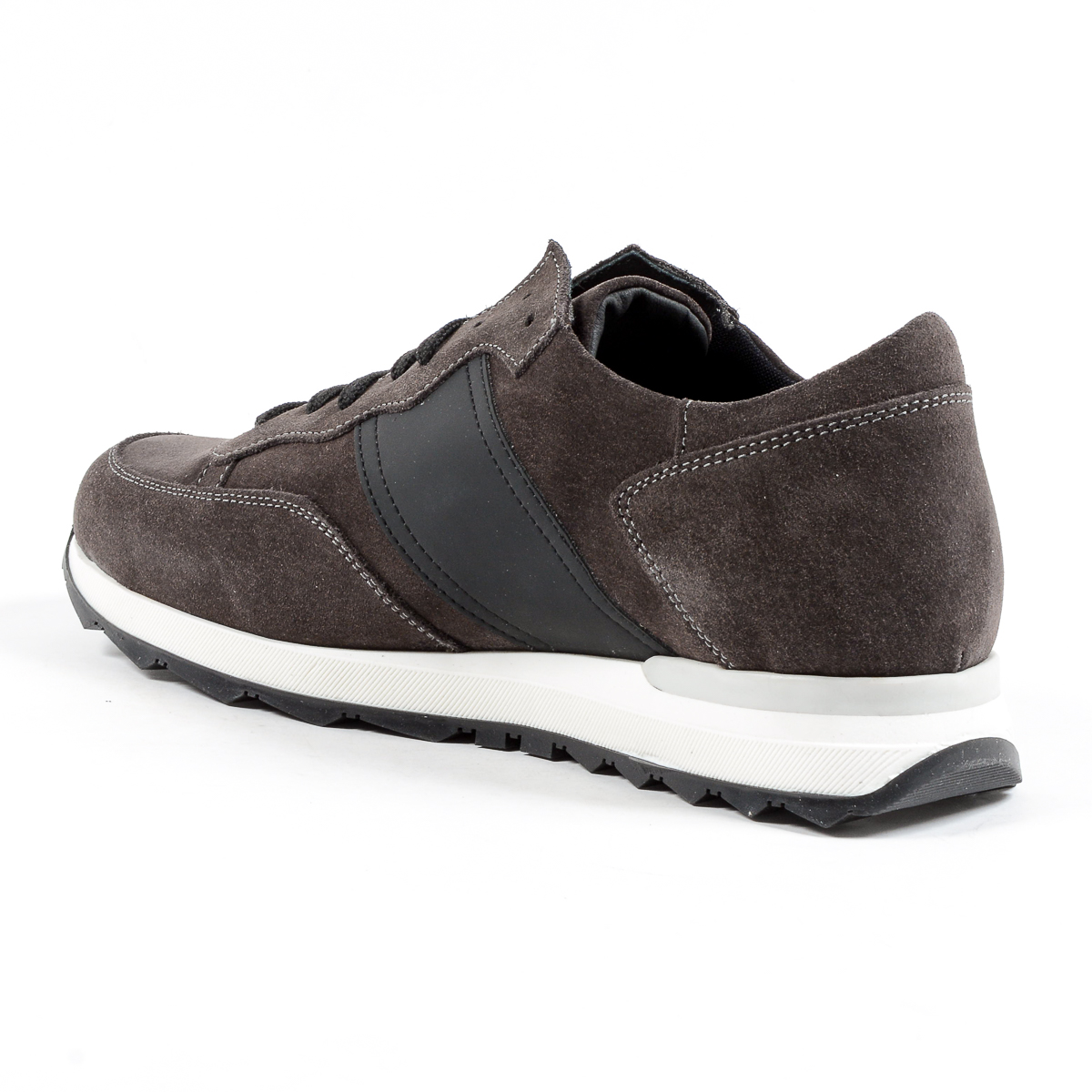 Andrew Charles Mens Sneaker Dark Grey LENNY