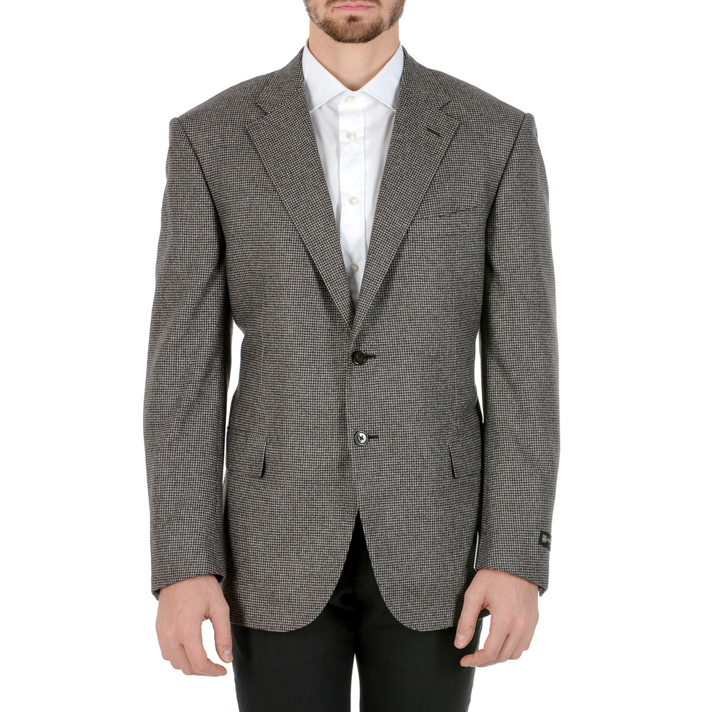 Corneliani Mens Jacket Long Sleeves Grey