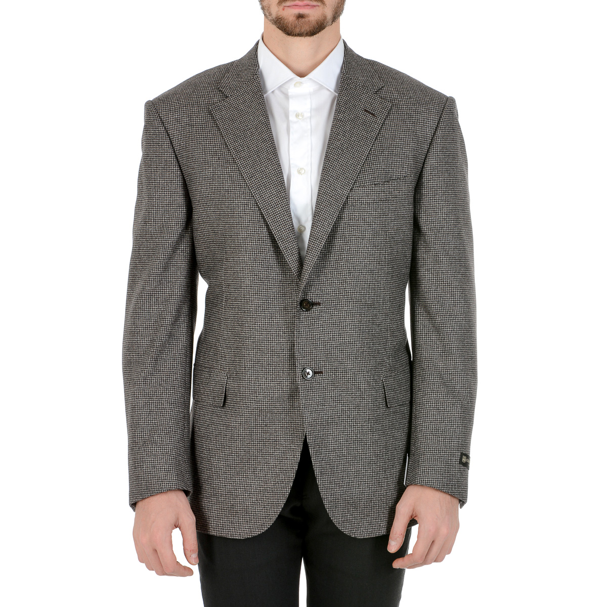Corneliani Mens Jacket Long Sleeves Grey