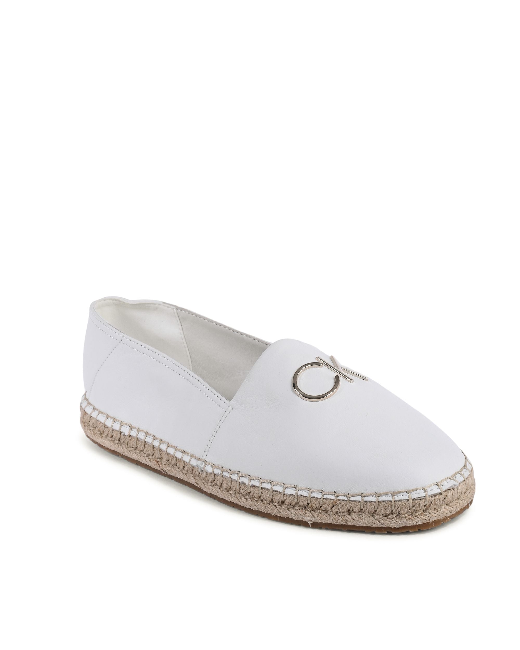 Alpargatas Calvin Klein para mujer blancas HW0HW00740YAF