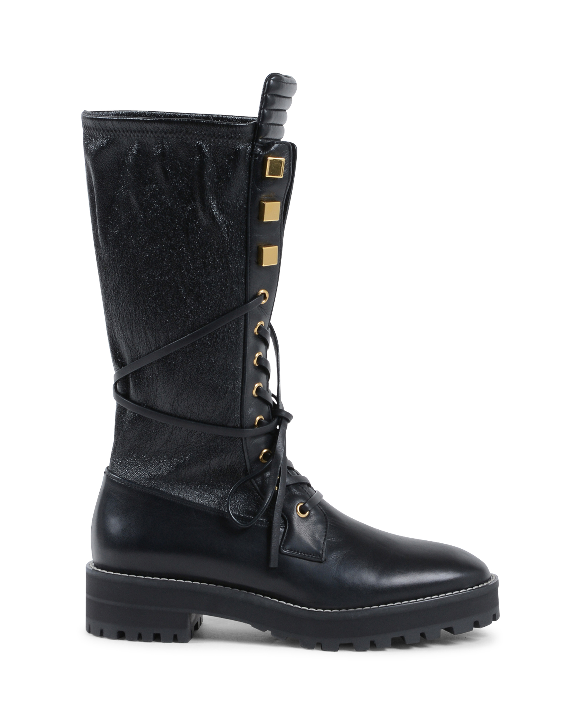 Bota corta Stuart Weitzman para mujer, color negro, ELSPETH