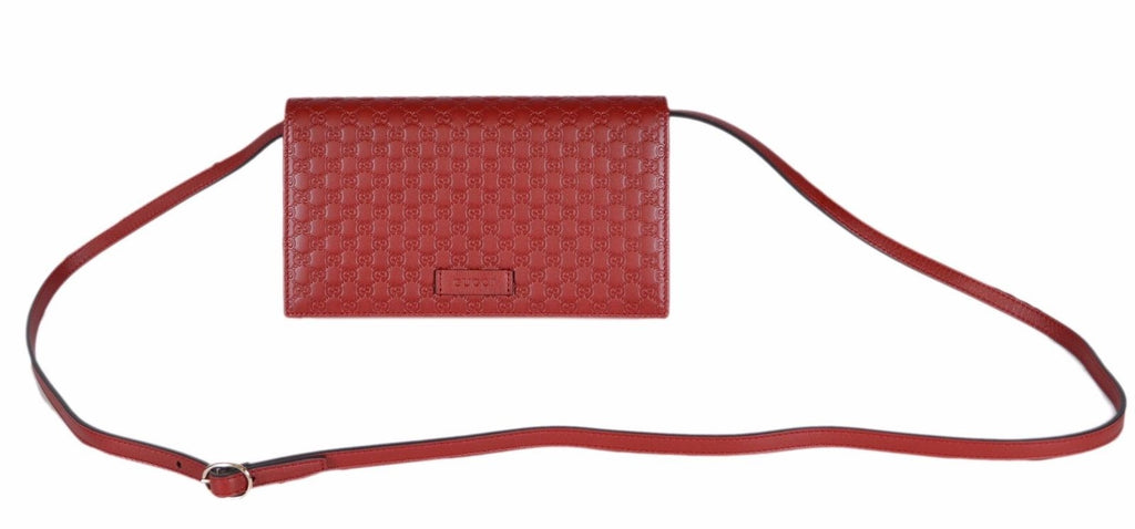 Bolso bandolera Gucci Guccissima rojo