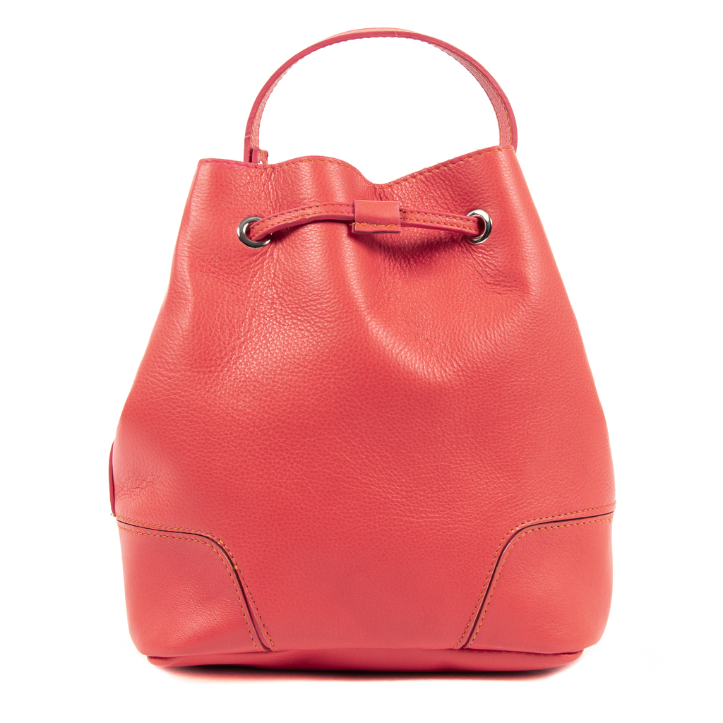 V 1969 Italia Bolso de mano para mujer Coral HILTON