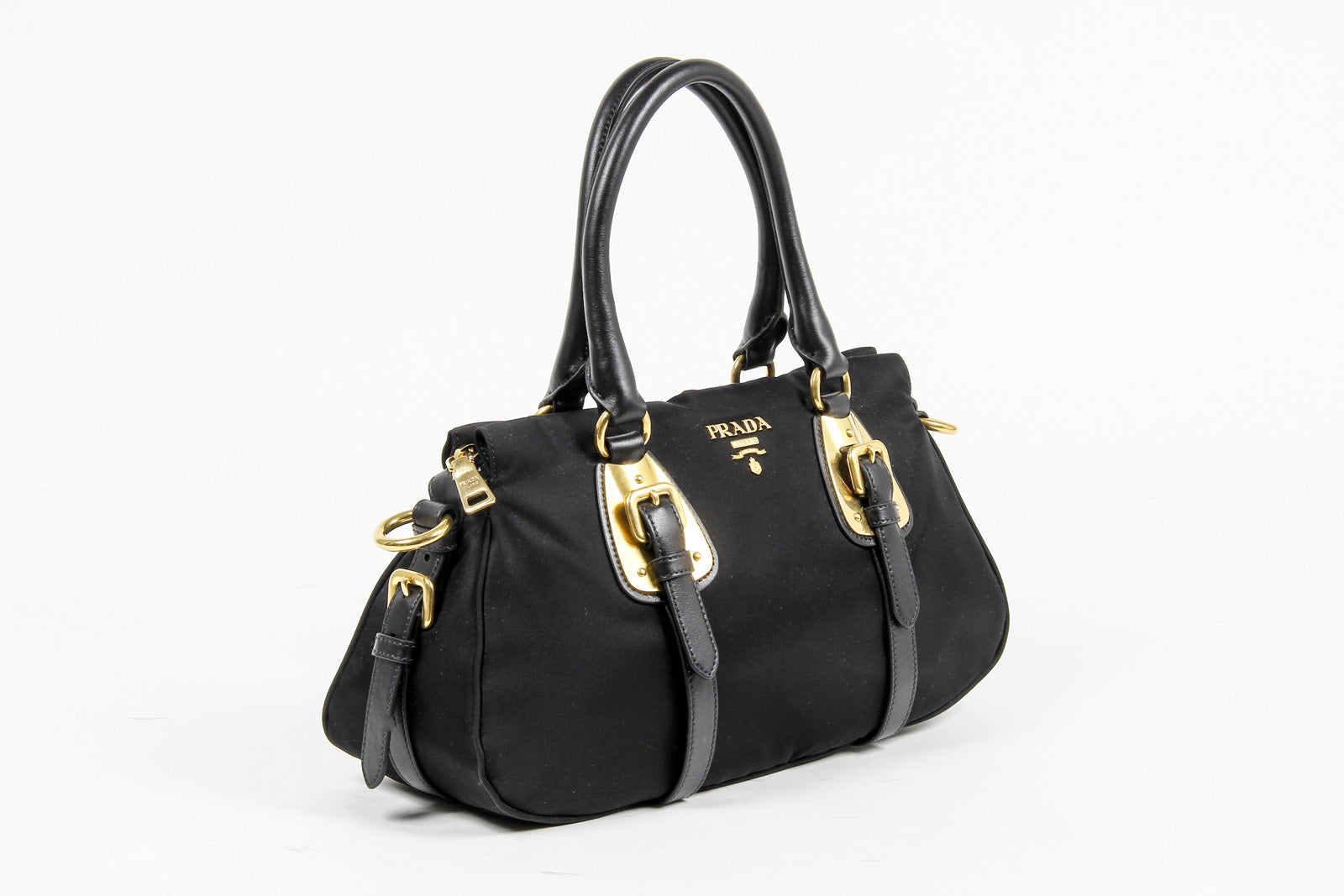 Bolso de mano convertible Prada para mujer BN1903 Tessuto de nailon con asa superior