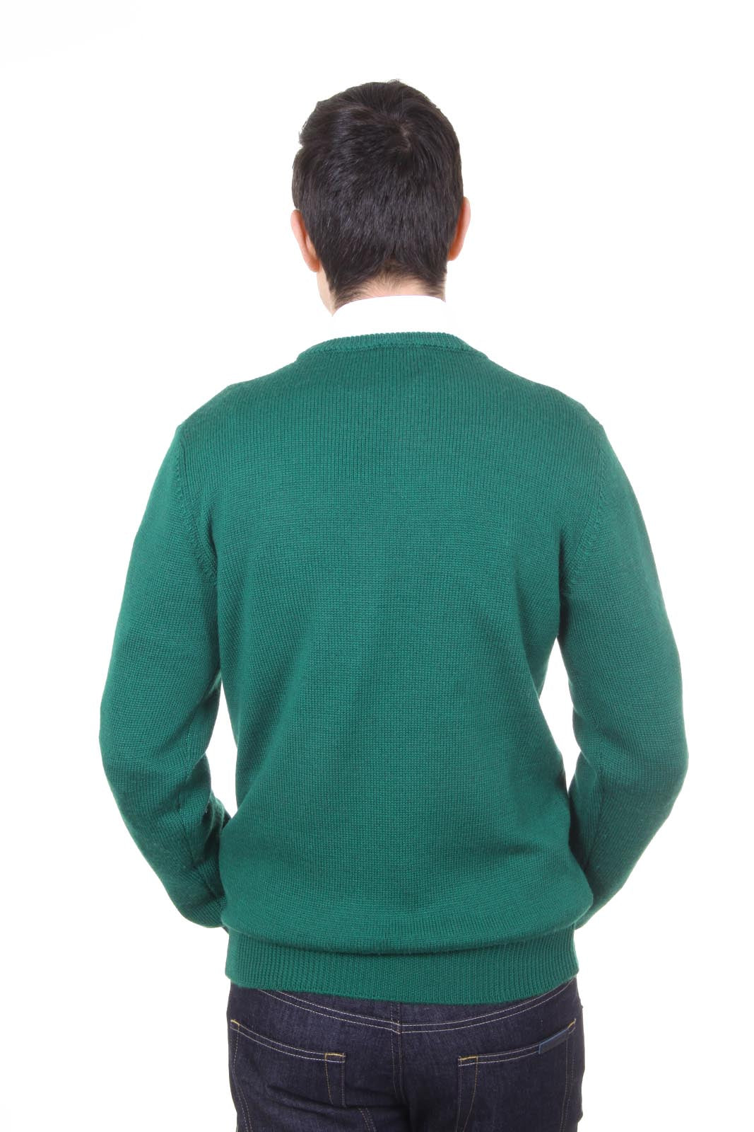 V 1969 Italia jersey cuello redondo hombre 9802 GIROCOLLO VERDONE