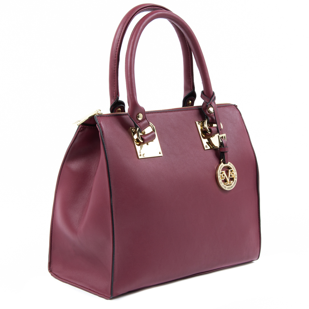 Bolso de mano para mujer V 1969 Italia Burdeos LISA