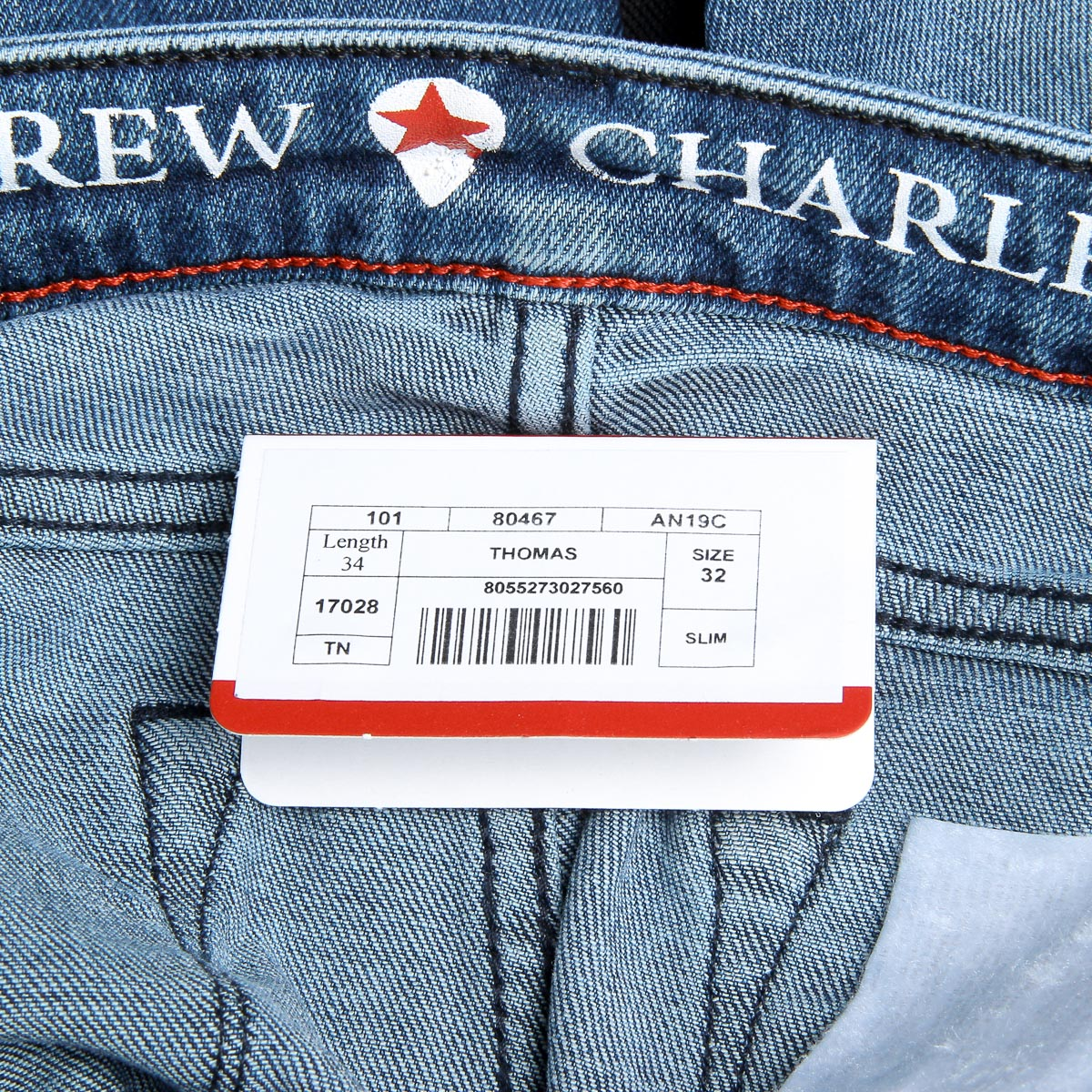 Vaqueros para hombre Andrew Charles Denim THOMAS