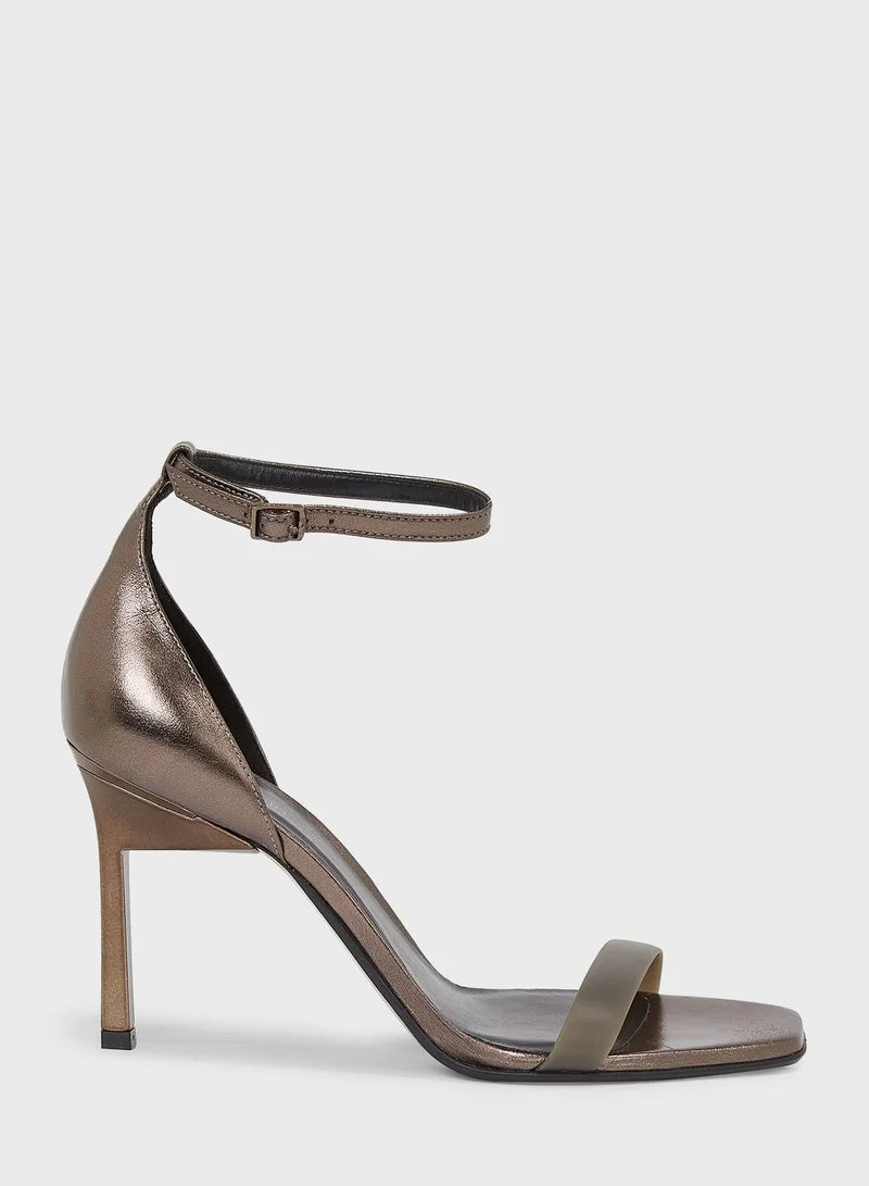 Calvin Klein Womens Sandal Brown HW0HW018300HJ