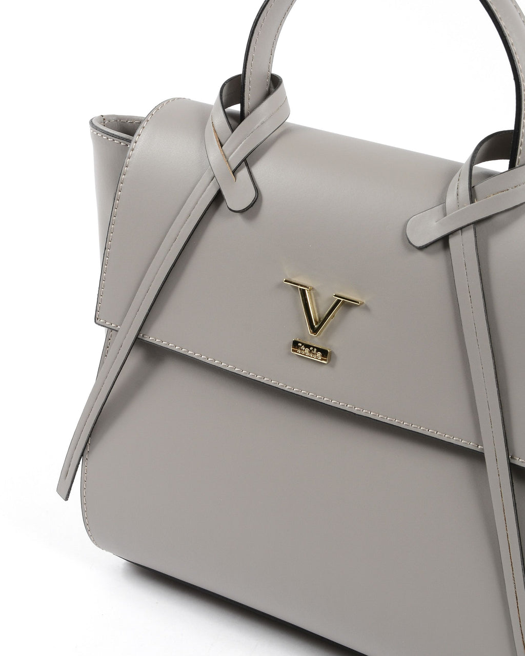 Bolso de mano para mujer V Italia V030-G RUGA TAUPE
