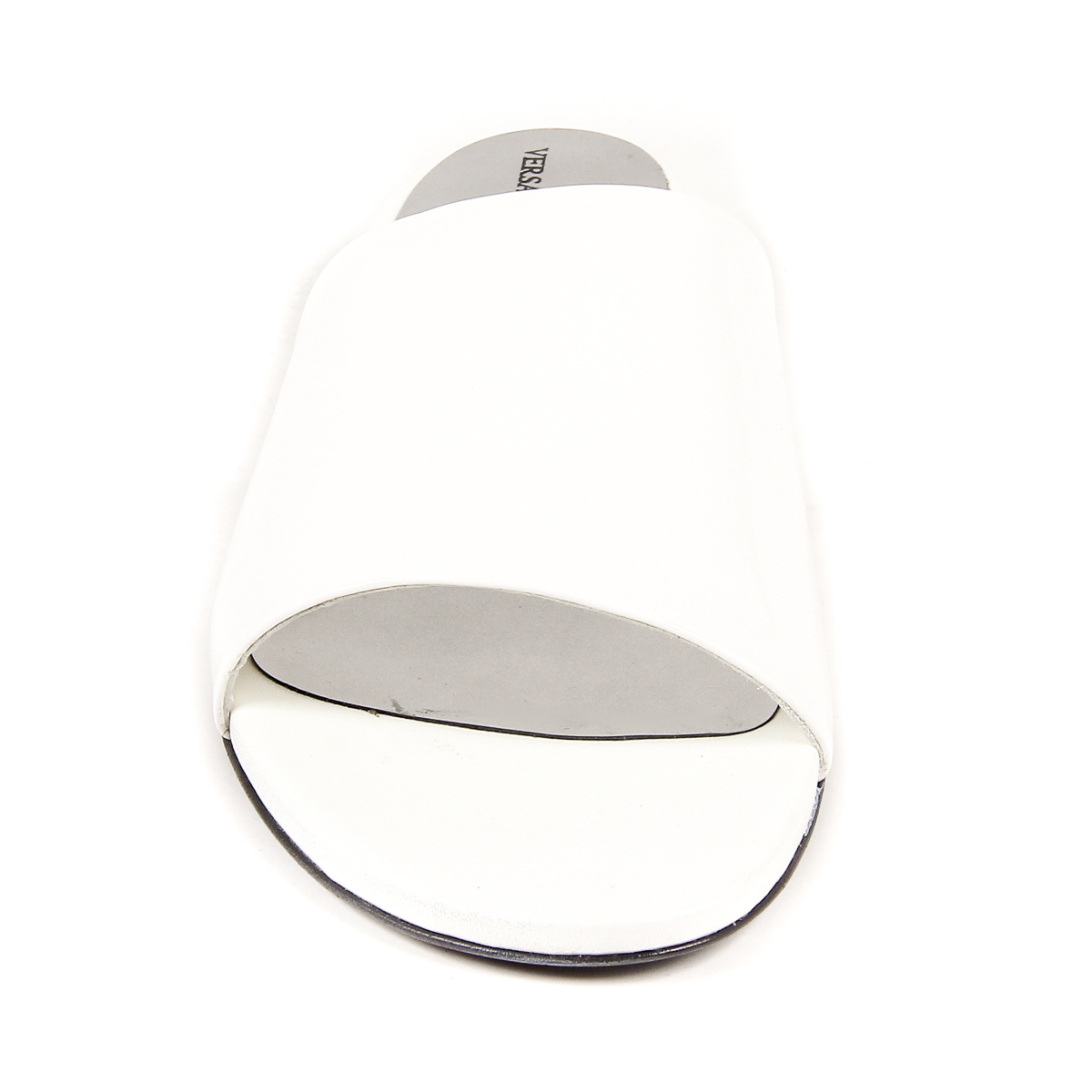 Sandalia plana V 1969 Italia para mujer, color blanco, IZAR