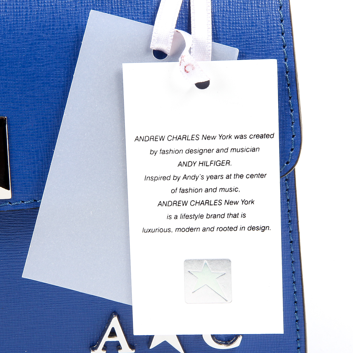 Andrew Charles Womens Handbag Blue MELODY