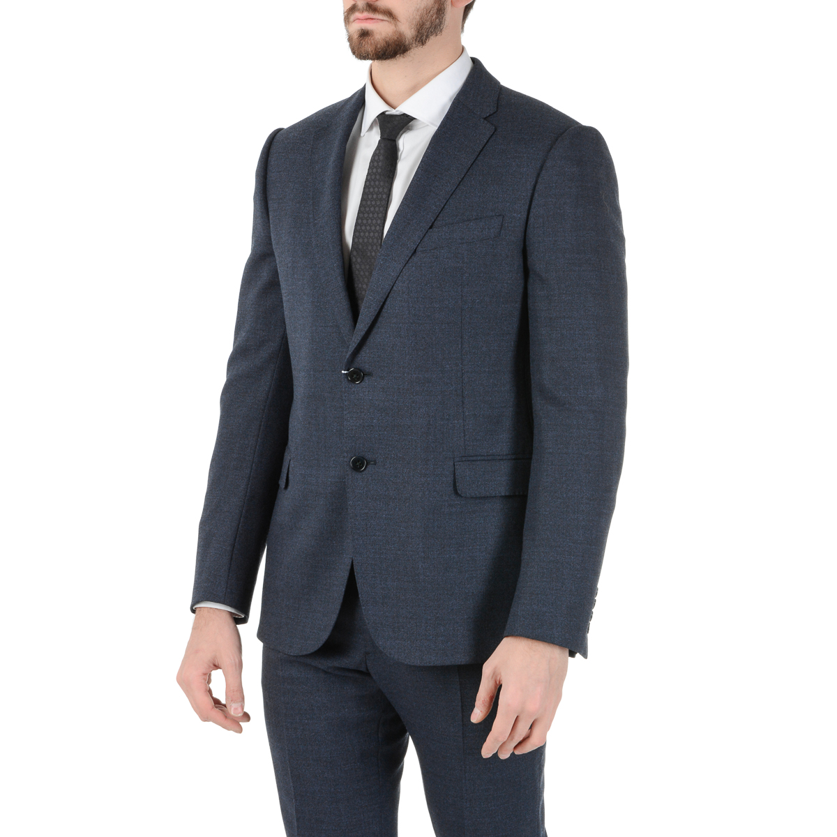 Armani Collezioni Mens Suit Dark Blue
