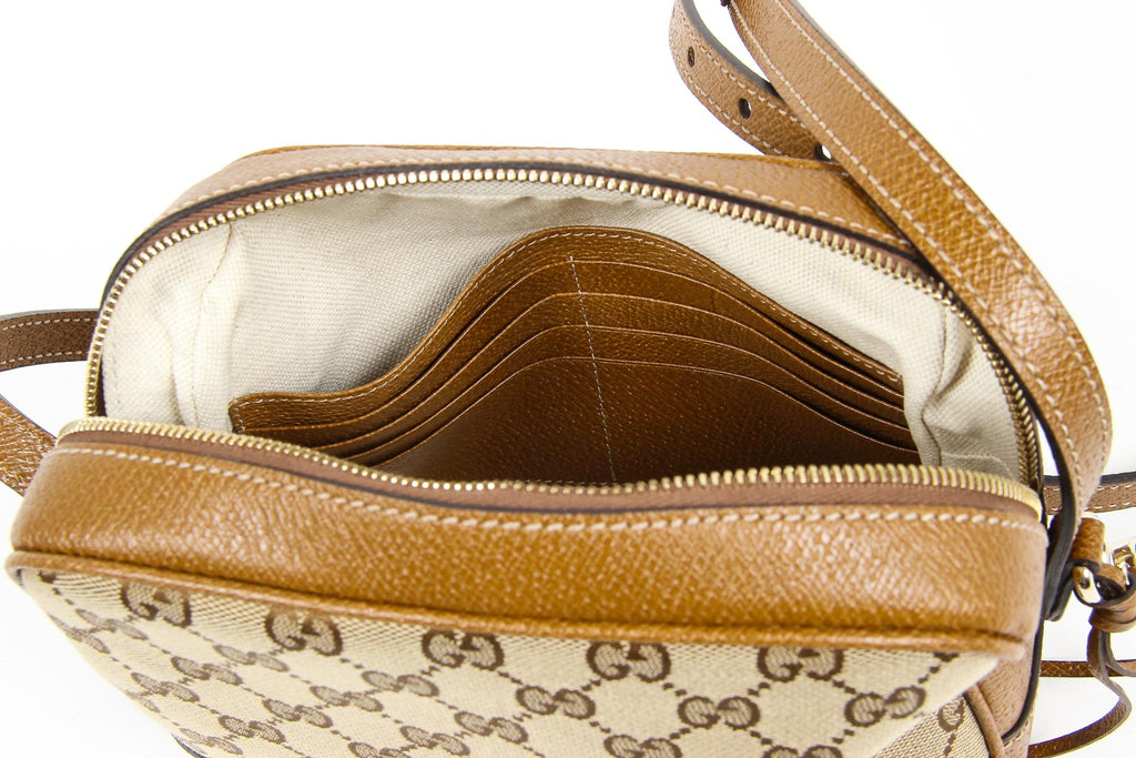 Bolso bandolera Gucci Bree Original GG Canvas Mini para mujer