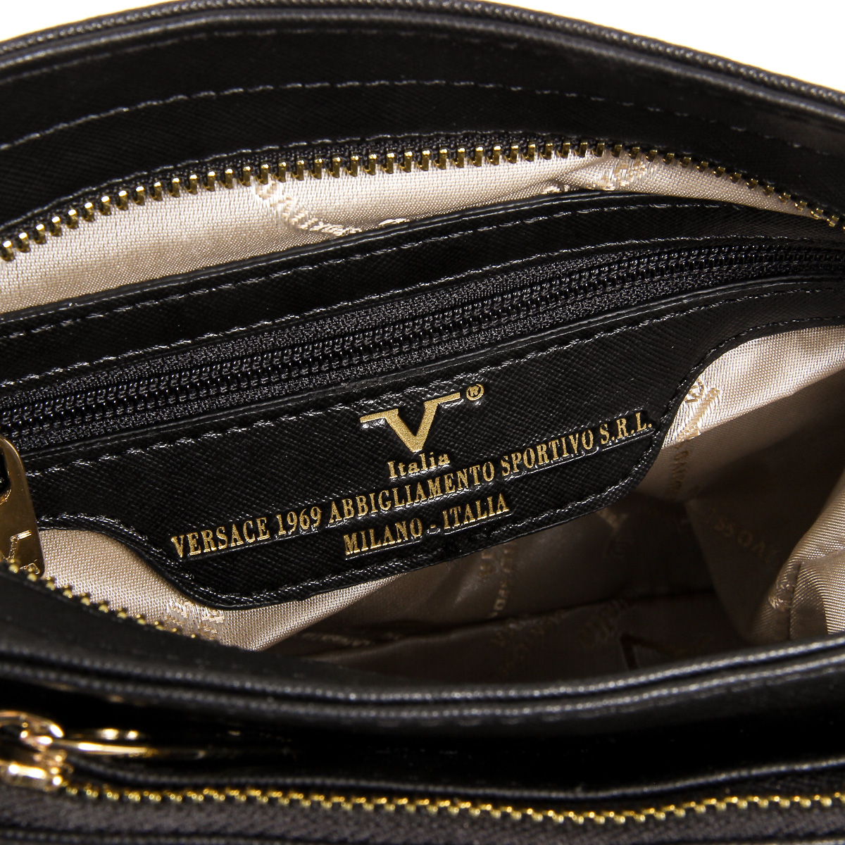 V 1969 Italia Womens Shoulder Bag Black MONICA
