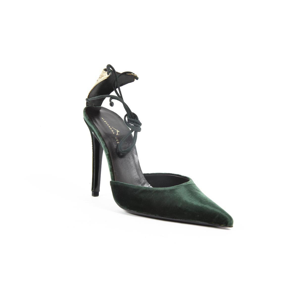 Sandalia para mujer Alexandra Neel 6202 TERCIOPELO OLIVA