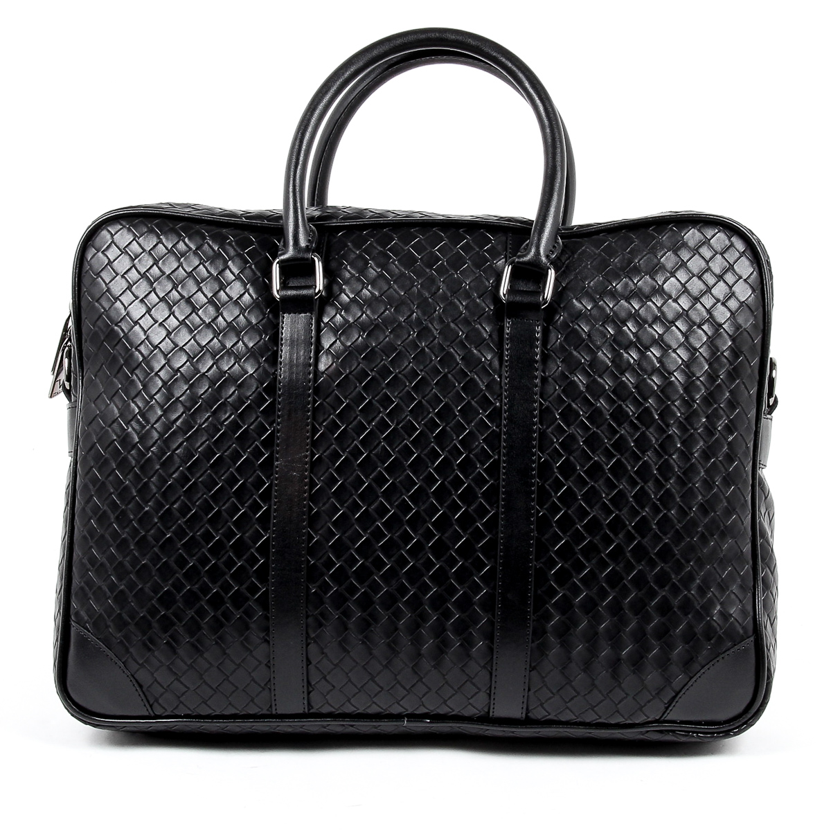 Bolso de mano para hombre V 1969 Italia negro EVAN