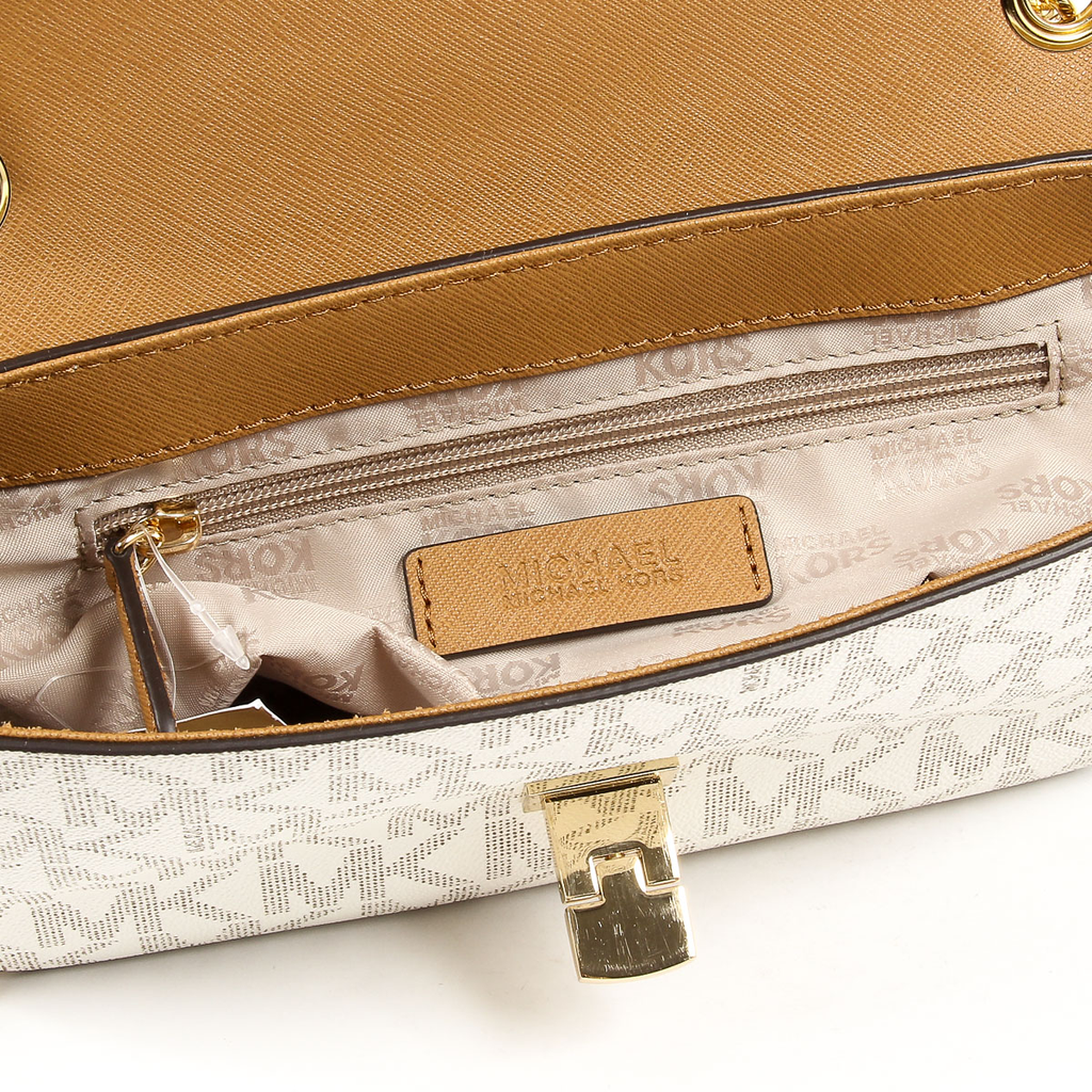 Michael Kors Womens Handbag TINA 35T7GT4F2B VANILLA ACRN