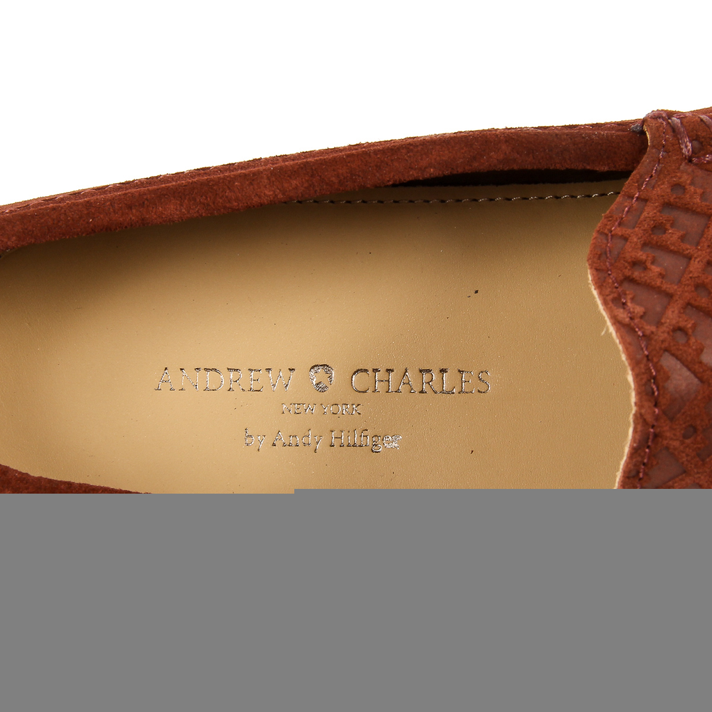 Mocasín Andrew Charles para hombre Burdeos TRON