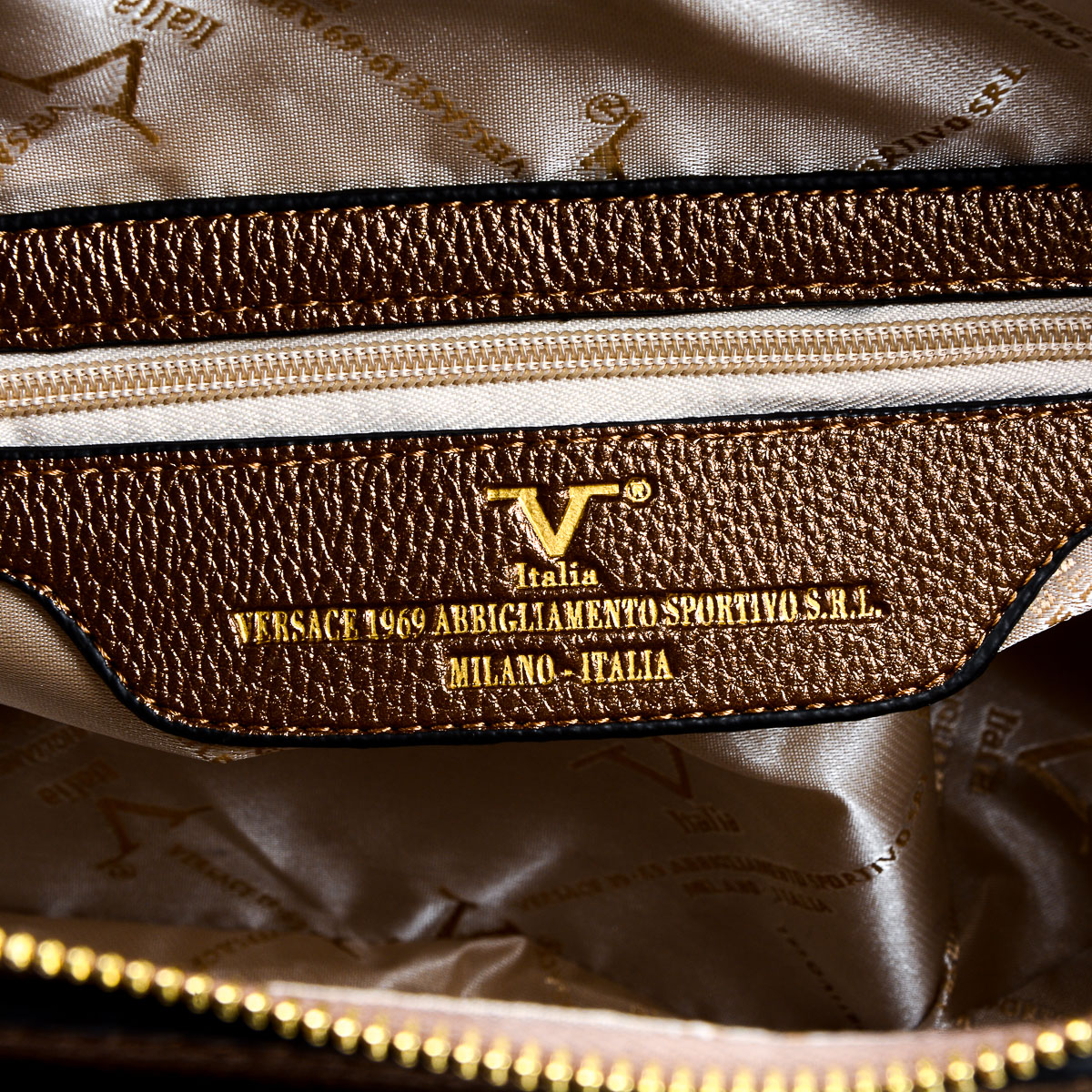 V 1969 Italia Womens Handbag Bronze PRIMULA