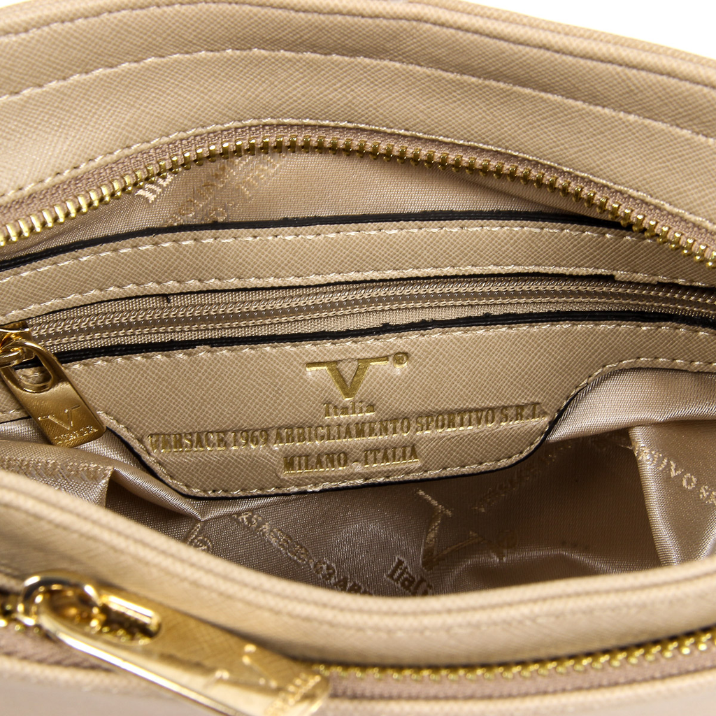 V 1969 Italia Womens Shoulder Bag Beige MONICA