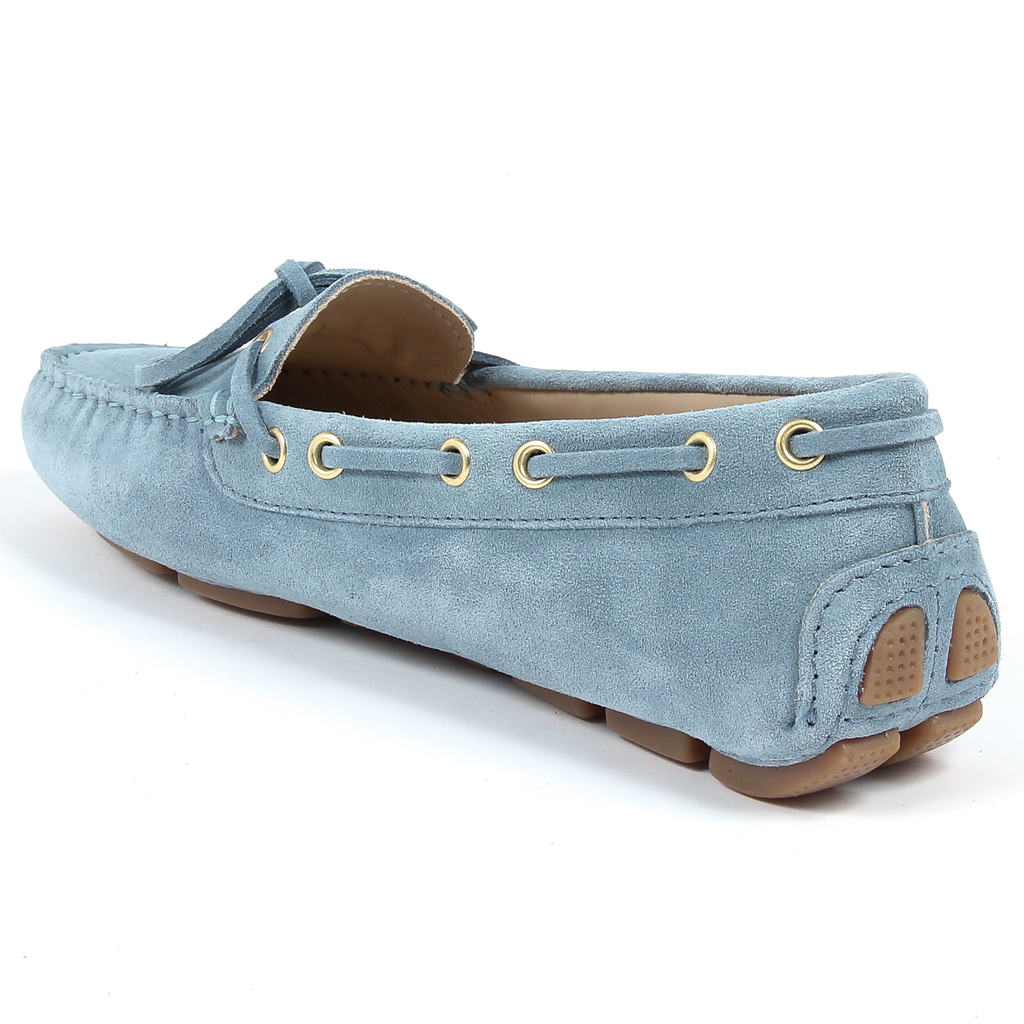 Mocasín Andrew Charles para mujer azul claro CAMILLA