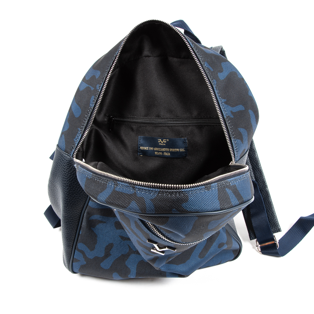 V 1969 Italia Mens Backpack Blue FISHER