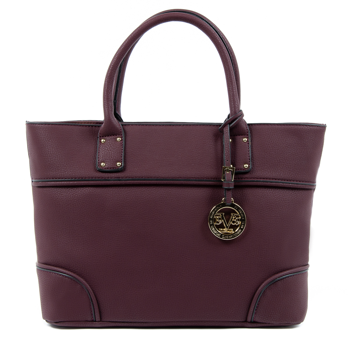 V 1969 Italia Bolso de mano para mujer Burdeos SOPHIA