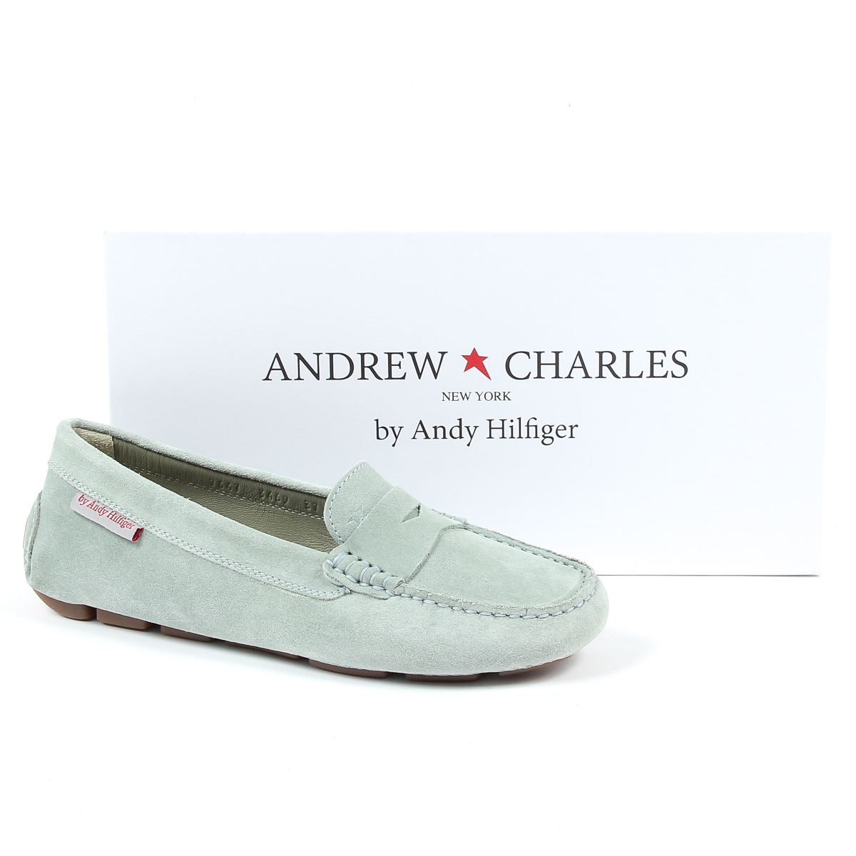 Mocasines Andrew Charles para mujer, color verde MAX