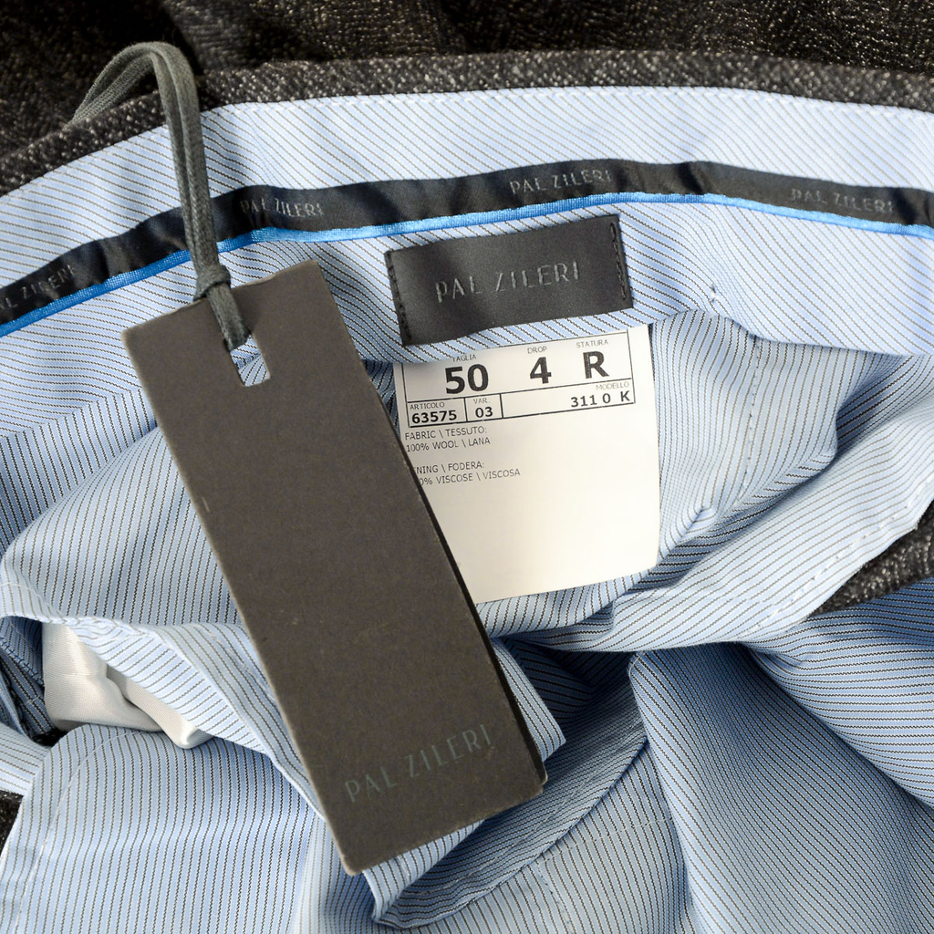 Pantalones Pal Zileri para hombre gris oscuro