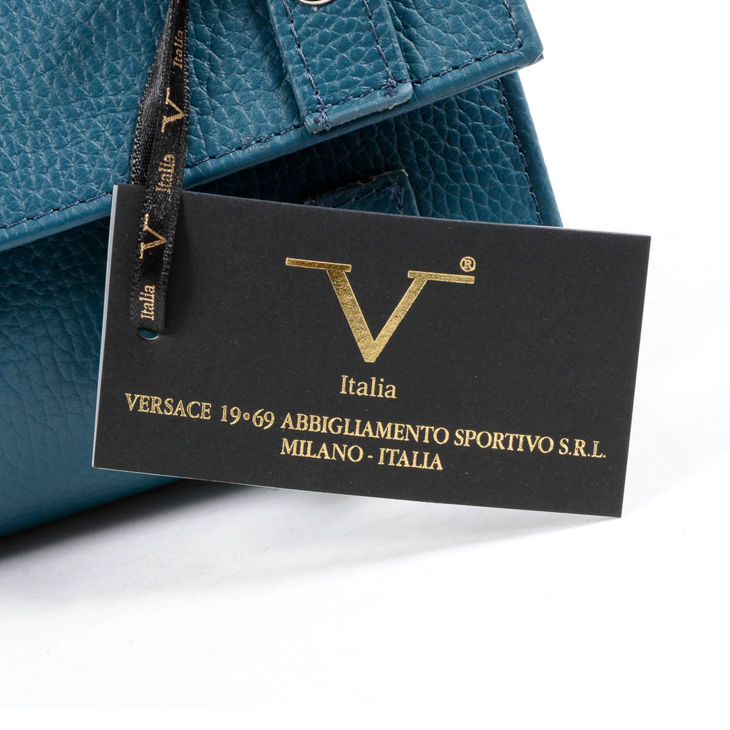 V 1969 Italia Womens Handbag Blue ROMA