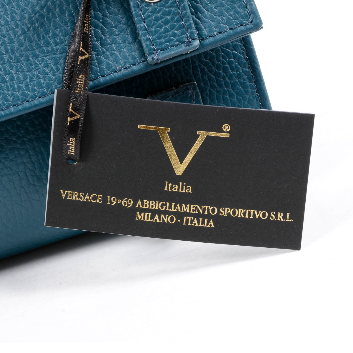 V 1969 Italia Womens Handbag Blue ROMA