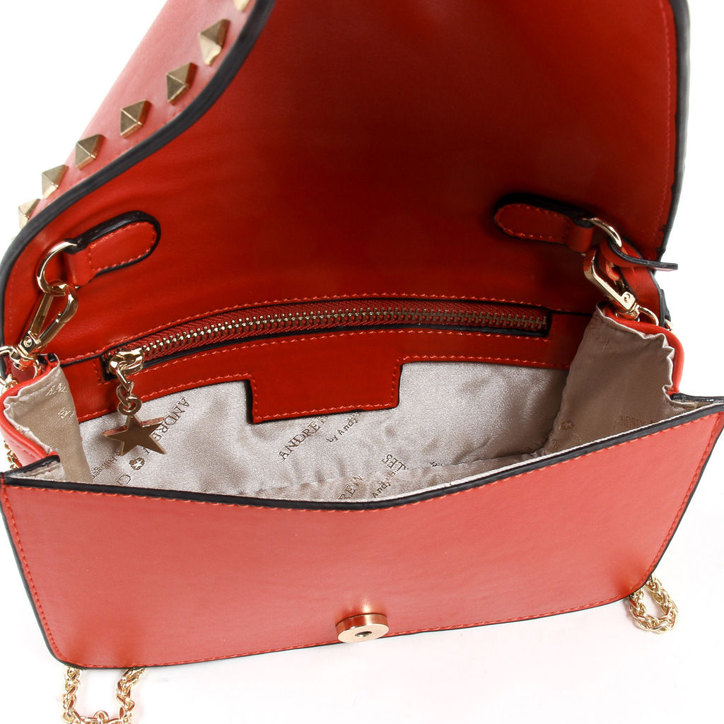Bolso de mano Andrew Charles para mujer, color rojo, PAIGE