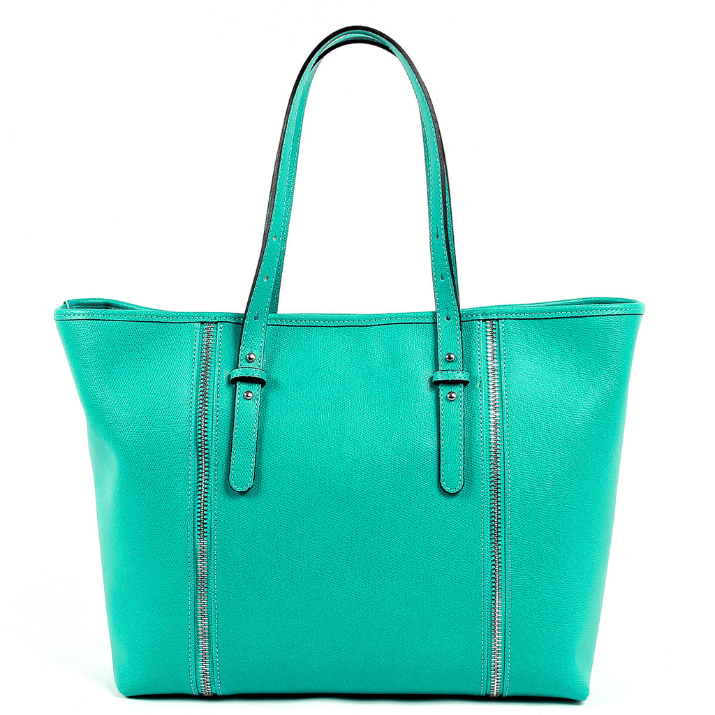 Andrew Charles Womens Handbag Green ETHEL
