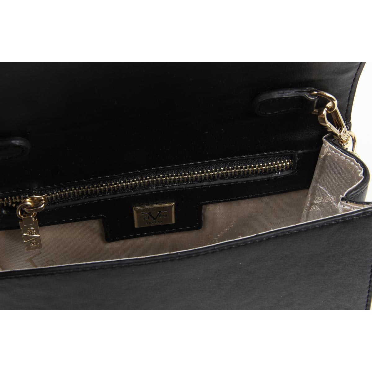 Bolso de mano para mujer V 1969 Italia V19690010 NEGRO