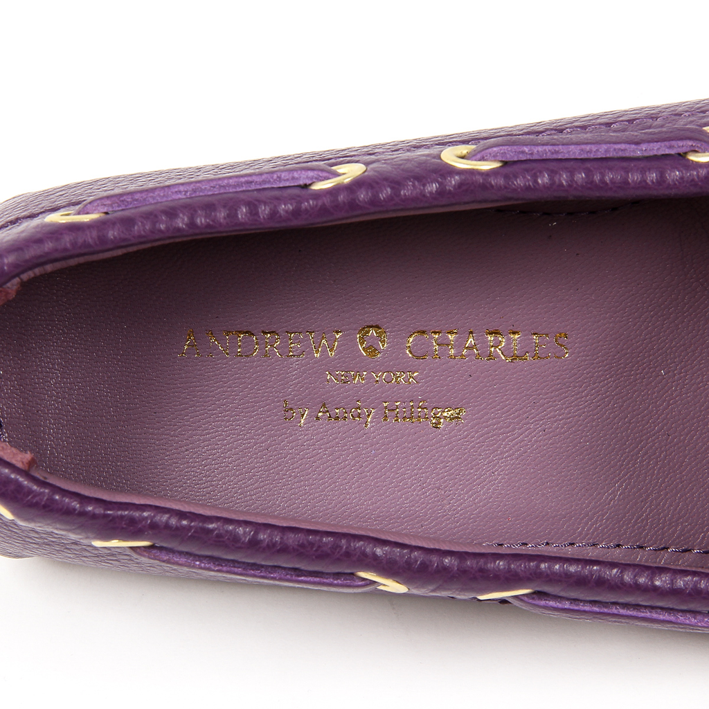 Andrew Charles Mocasín para mujer morado SUNDAY