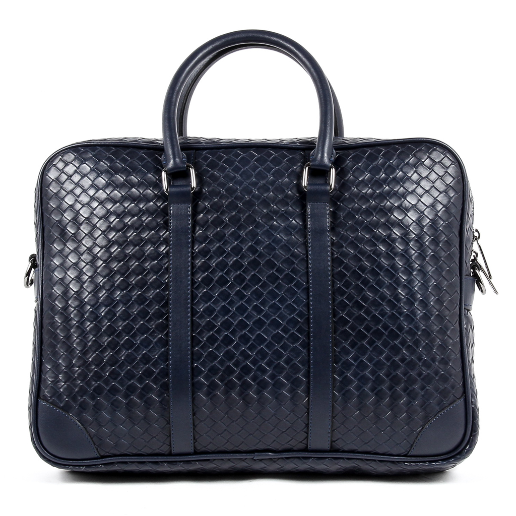 Bolso de mano para hombre V 1969 Italia azul EVAN