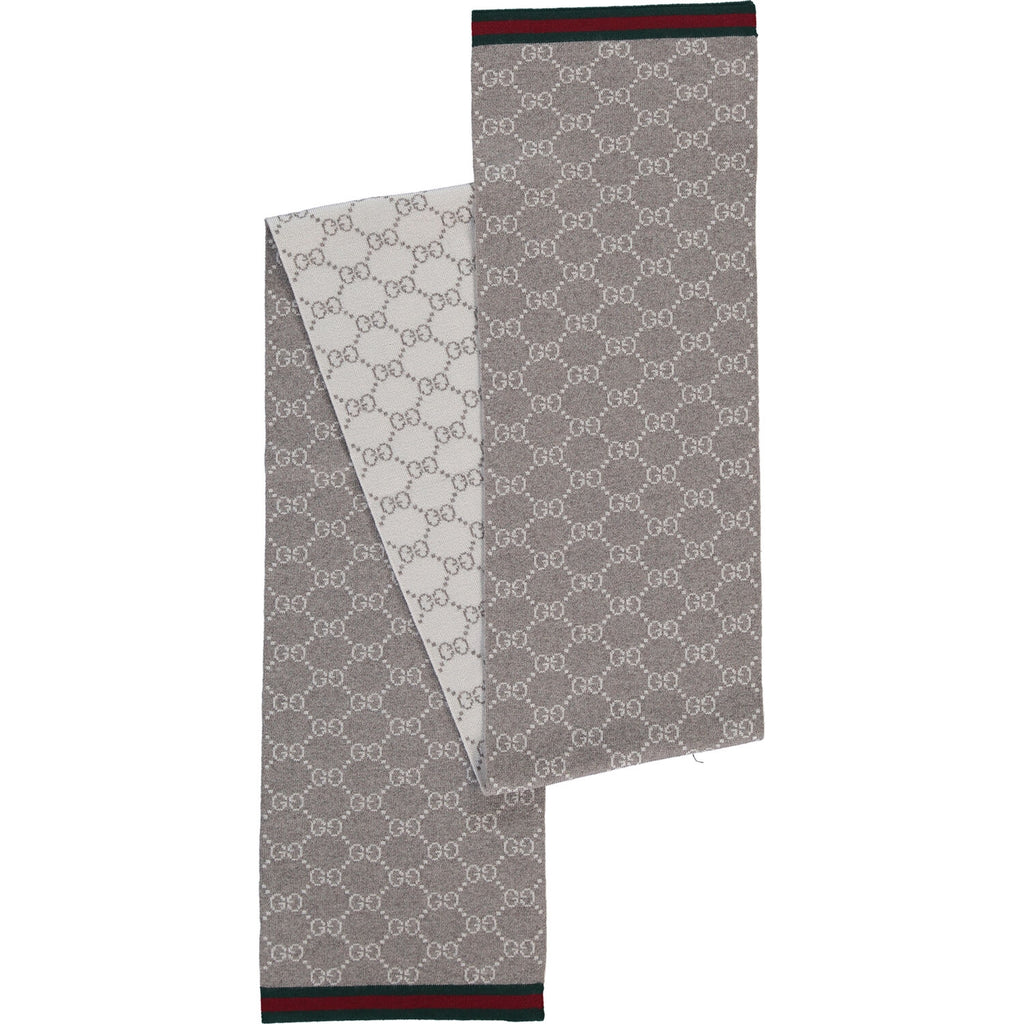 Bufanda Gucci para hombre 23x180 marrón