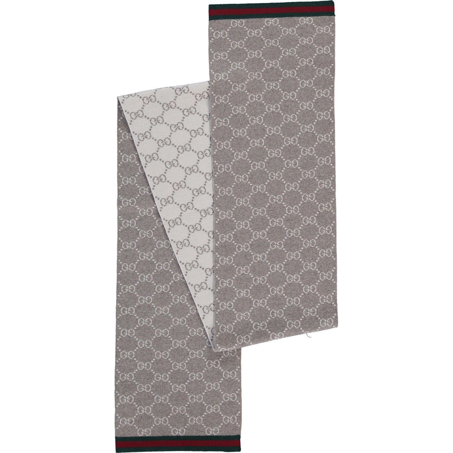 Bufanda Gucci para hombre 23x180 marrón