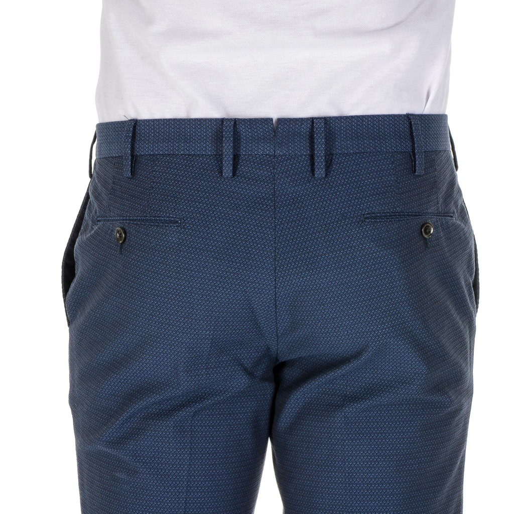 PT01 Pantalones de hombre azul BUSINESS