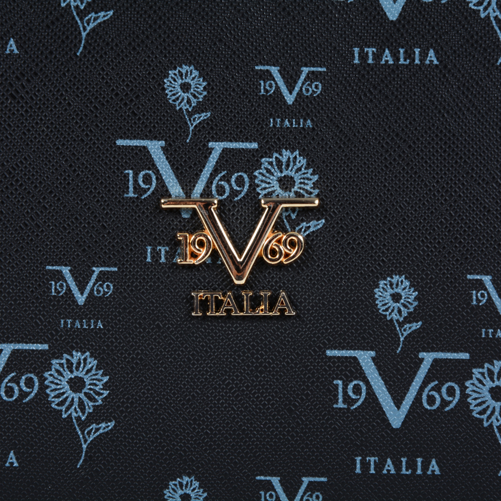 V 1969 Italia Womens Handbag Black MANILA