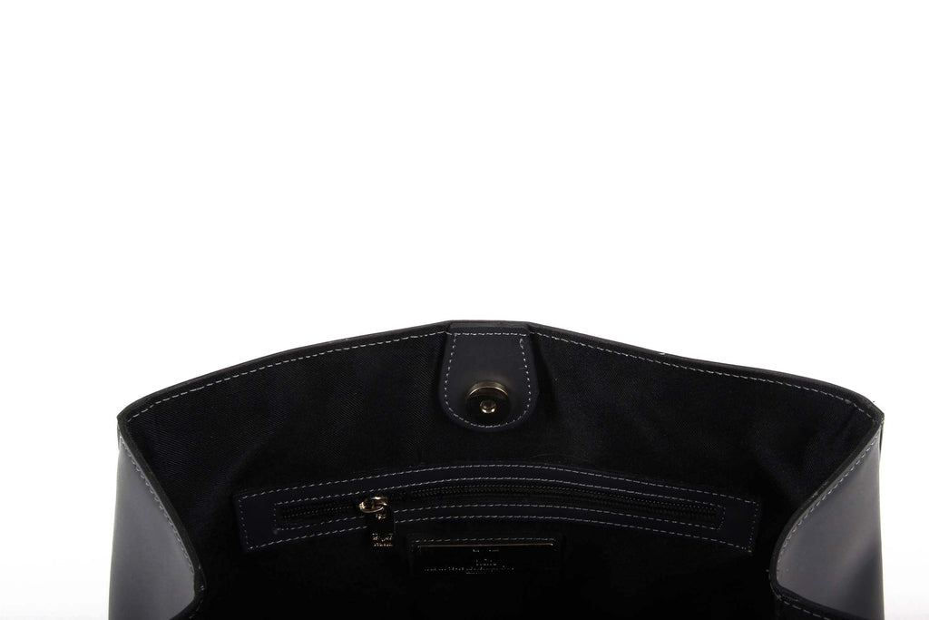Bolso de mano para mujer V 1969 Italia G550-52 RUGA LAVAGNA
