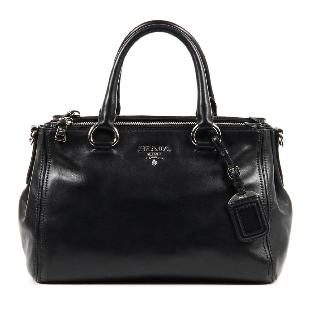 Bolso de compras Prada BN2866 Nero Soft Calf