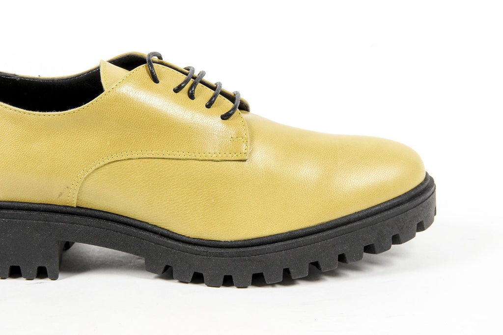 Zapatos con cordones para mujer V 1969 Italia C01 VITELLO GIALLO