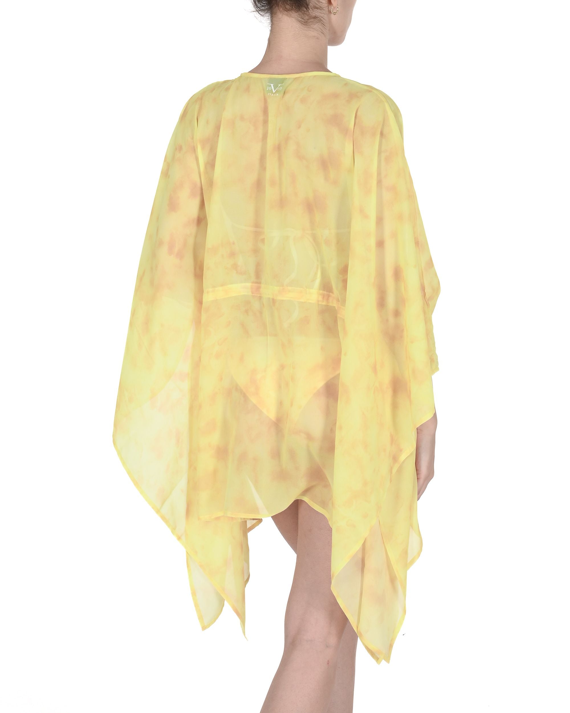 19V69 Italia Womens Swimwear Chiffon Caftan VSC1WCU06 POPCORN