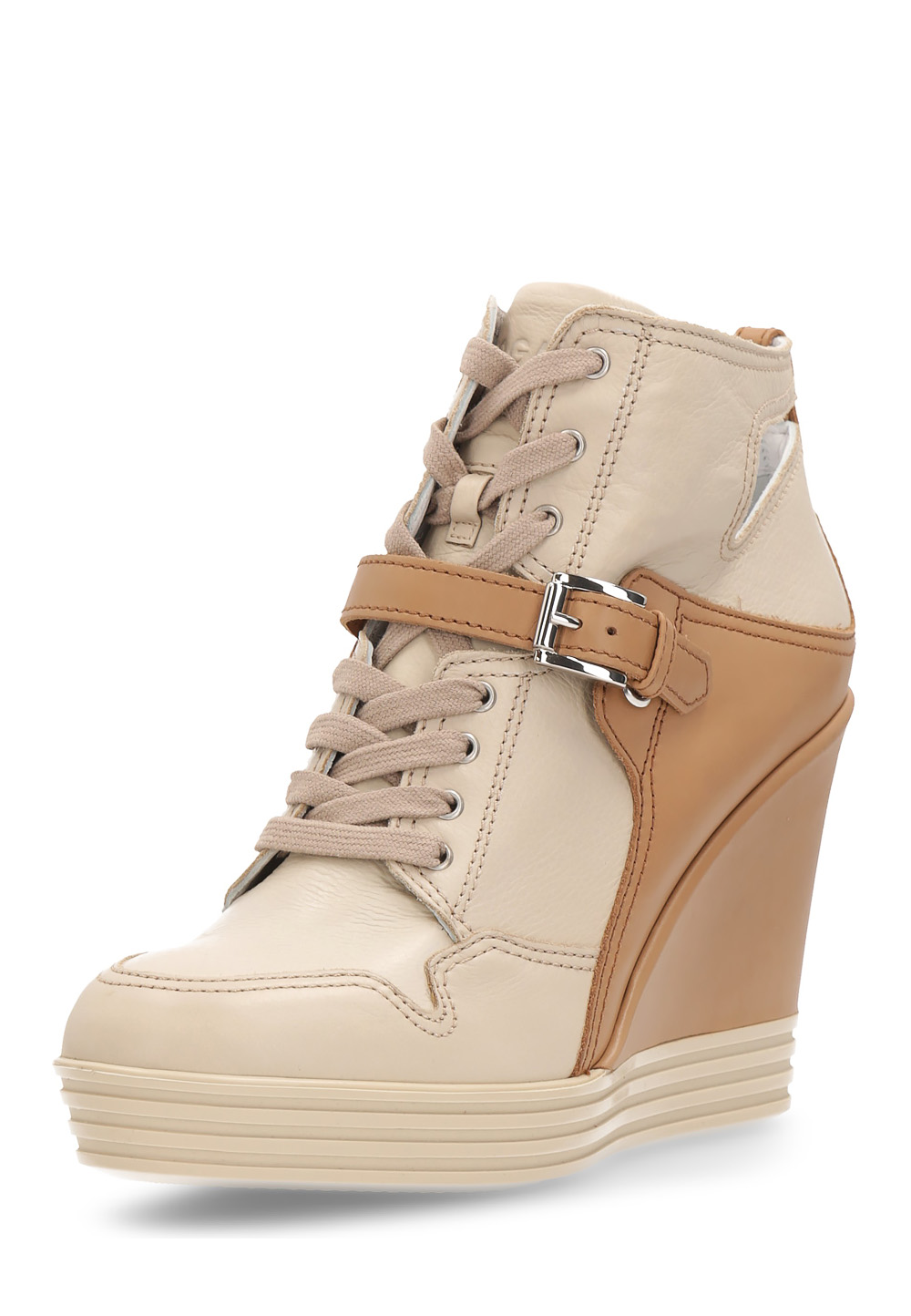 Botín Hogan para mujer en beige HXW1810I09000PF903X