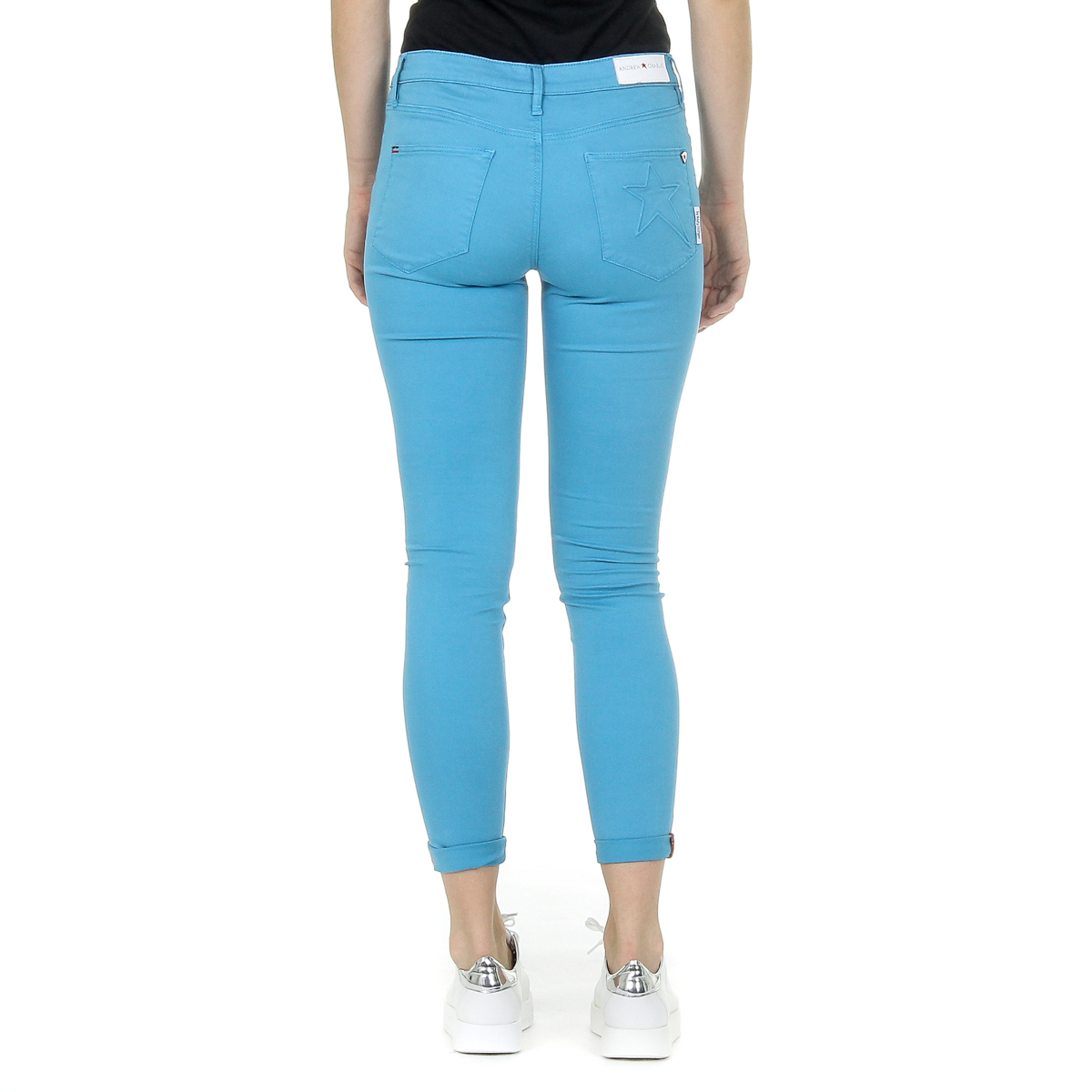 Pantalones Andrew Charles para mujer azul claro CLAIRE